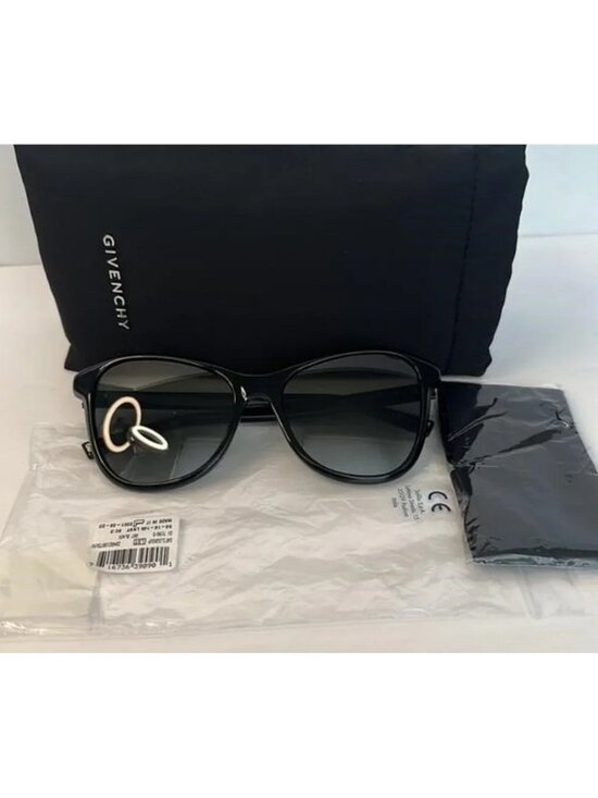 New Authentic GIVENCHY Black /Grey /Gold Acetate Frame Sunglasses -GV7198S main image 7